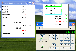 SuperbCalc screen shot